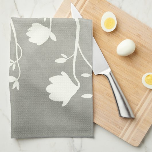 Silver Candelabra - Theedoek (Quarter Fold)