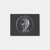 Silver Celtic Dragon Post-it® Notes (Voorkant)