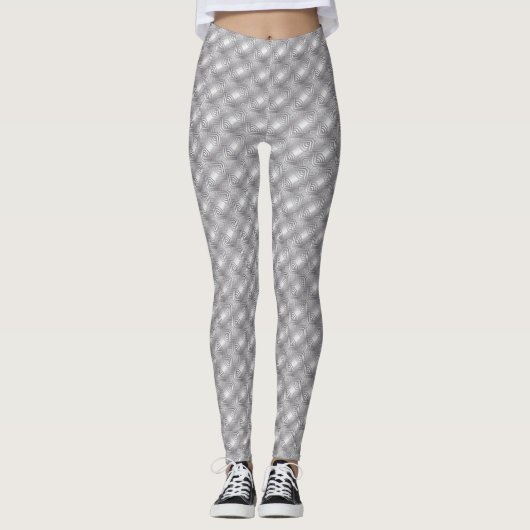 Silver Celtic Pattern Leggings (Voorkant)