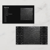 Silver Chainmail tile 196 Visitekaartje (Voorkant / Achterkant)