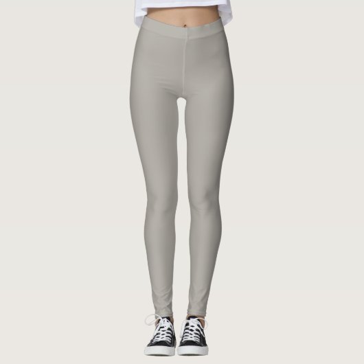 Silver Chalico Solid Plain Color Leggings (Voorkant)