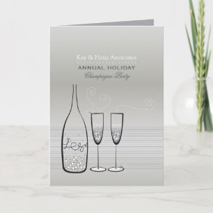 Silver Champagne nieuwjaar Elegant Holiday