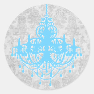 Silver Chandelier Breeze Stickers