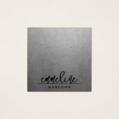 Silver chic moderne minimalBijoux à oreille noire (Devant)