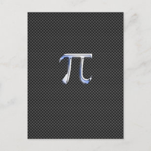 Silver Chrome als PI-symbool op afdruk van koolsto Briefkaart