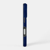 Silver Chrome Geometric Bull Blue Python iPhone 16 Hoesje (Rechterkant)