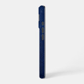 Silver Chrome Geometric Eagle Head Blue Python iPhone 16 Hoesje (Linkerkant)