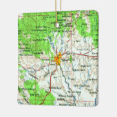 Silver City NM Topo Map Keramisch Ornament (Links)