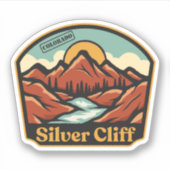 Silver Cliff, Colorado Sticker (Voorkant)
