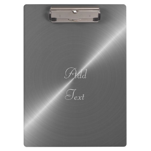 Silver Clipboard Klembord (Voorkant)