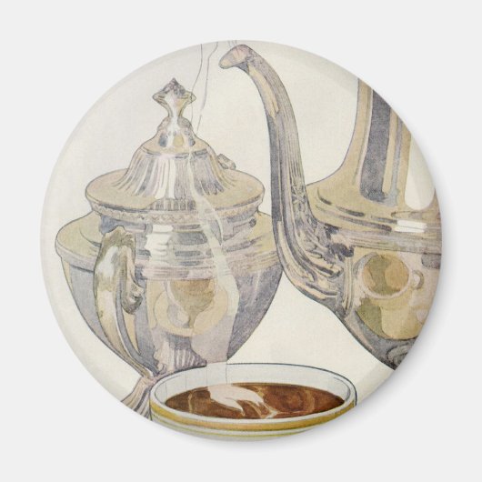 Silver Coffee-service Magneet (Voorkant)