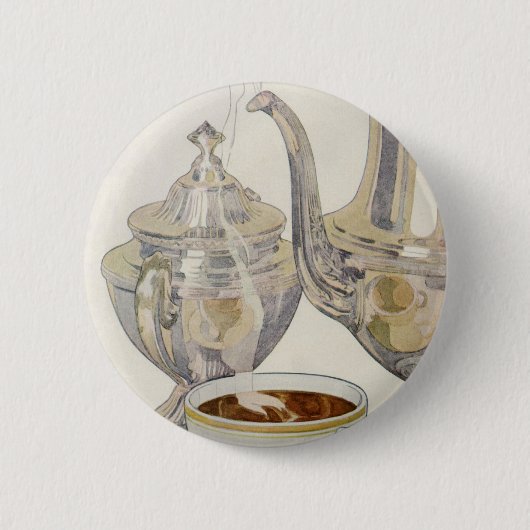  Silver Coffee-service Ronde Button 5,7 Cm (Voorkant)