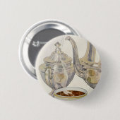  Silver Coffee-service Ronde Button 5,7 Cm (Voorkant /achterkant)