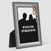 Silver Comedy Gold Mask 8x10 Plaque photo (Côté)