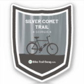 Silver Comet Trail Sticker (Voorkant)