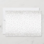 Silver Confetti Navy Typografie Save the Date 2b (Achterkant)