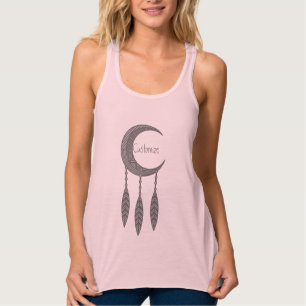 Silver Crescent Moon Vormt Thunder_Cove Tank aan