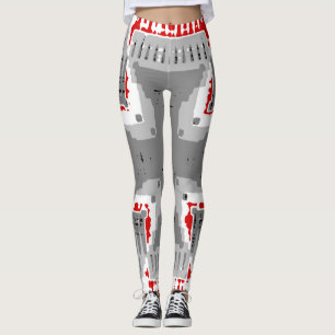 Silver Cross Leggings
