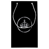Silver Crown Emblem Klein Cadeauzakje (Achterkant)