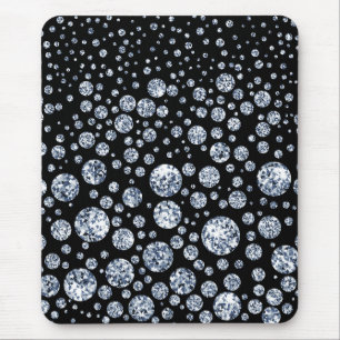 Silver Crystal Metallic Black Muismat