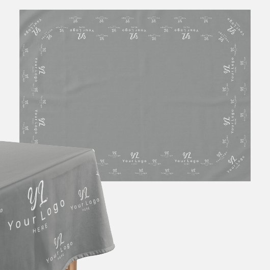 Silver Custom Business Logo Trade show Display Tafelkleed