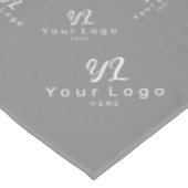 Silver Custom Business Logo Trade show Display Tafelkleed (Gekanteld)