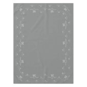 Silver Custom Business Logo Trade show Display Tafelkleed (Voorkant)