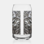 Silver Cyborg - by ID AD Art Gabi Zapf Blikvorm Glas (Rechts)