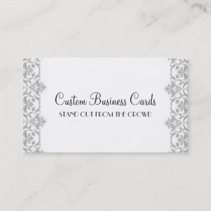 Silver Damask Visitekaartje