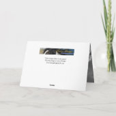 Silver Dapple in het Lupine Horse Wenskaart Kaart (Achterkant)