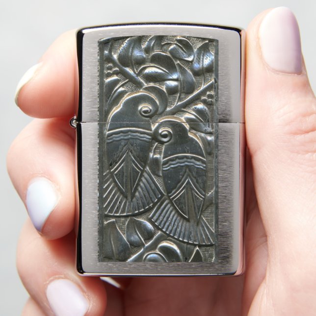 Silver Deco Lovevogels (In Hand)