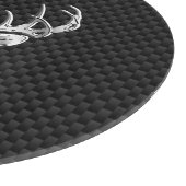 Silver Deer op het decor van de koolstofvezelstijl Snijplank (Hoek)