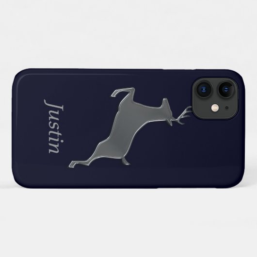 Silver Deer, persoonlijk Case-Mate iPhone Case (Achterkant (horizontaal))