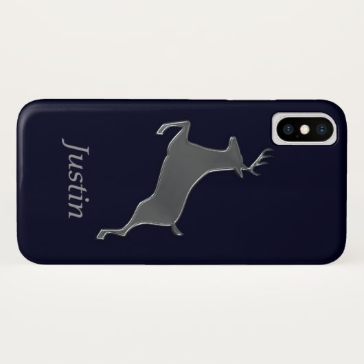 Silver Deer, persoonlijk Case-Mate iPhone Case (Achterkant (horizontaal))