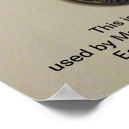 Silver Denarius van Marc Antony Coin Photo Print (Hoek)