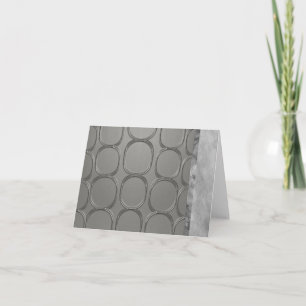 Silver Design Notecards Bedankkaart