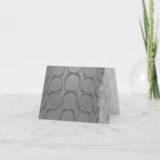 Silver Design Notecards Bedankkaart (Voorkant)