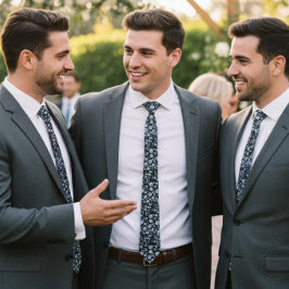 Silver Diamond Glitter Bling Strass Stropdas