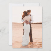 Silver Diamonds Foto Weddenschap na partij Kaart (Achterkant)