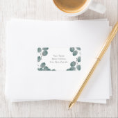 Silver Dollar Eucalyptus Wreath Etiket (Insitu)