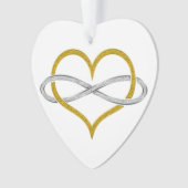 Silver d'or Heart Infinity (devant)
