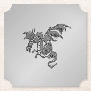 Silver Dragon Kartonnen Onderzetters