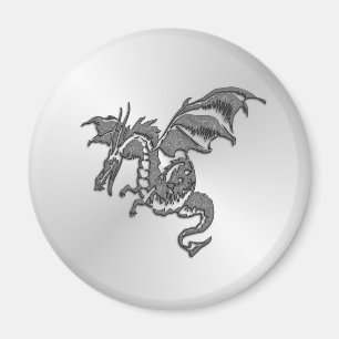 Silver Dragon Magneet