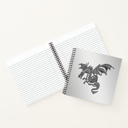 Silver Dragon Notitieboek (Binnen)