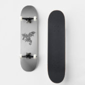 Silver Dragon Skateboard (Voorkant)