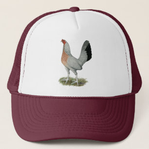 Silver Duckwing Game Hen Trucker Pet