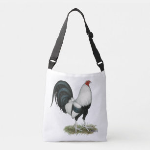 Silver Duckwing Gamecock Crossbody Tas