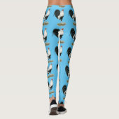 Silver Duckwing Gamecock Leggings (Achterkant)