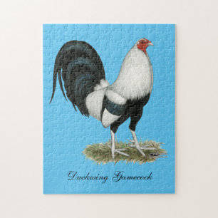 Silver Duckwing Gamecock Legpuzzel