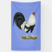Silver Duckwing Gamecock Spandoek (Verticaal)